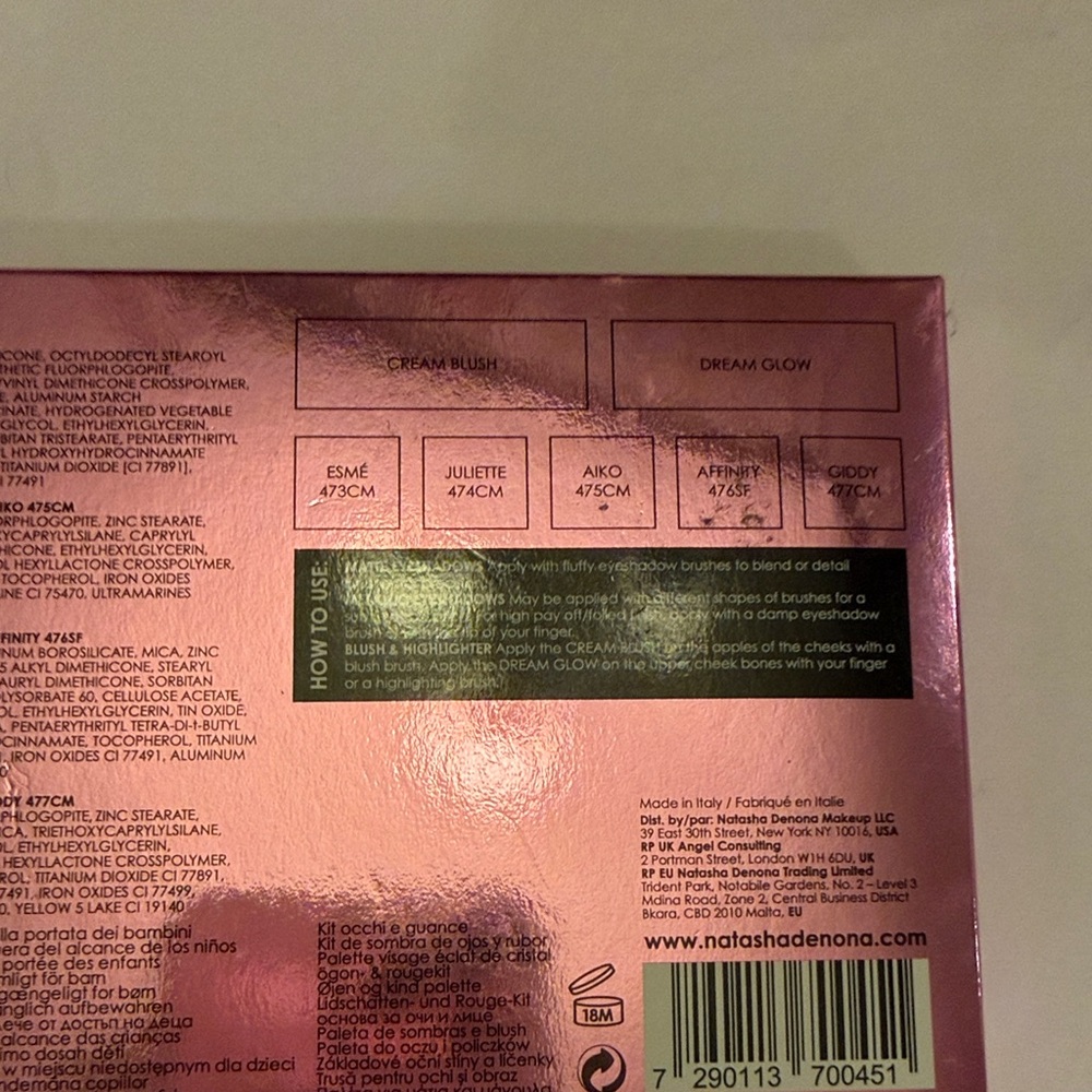 Natasha Denona Love Face eyeshadow & blush - Picture 3 of 5